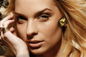 Jawbone ICON (THE BOMBSHELL), Gold Air Bluetooth (блютуз) гарнитура для мобильного  телефона