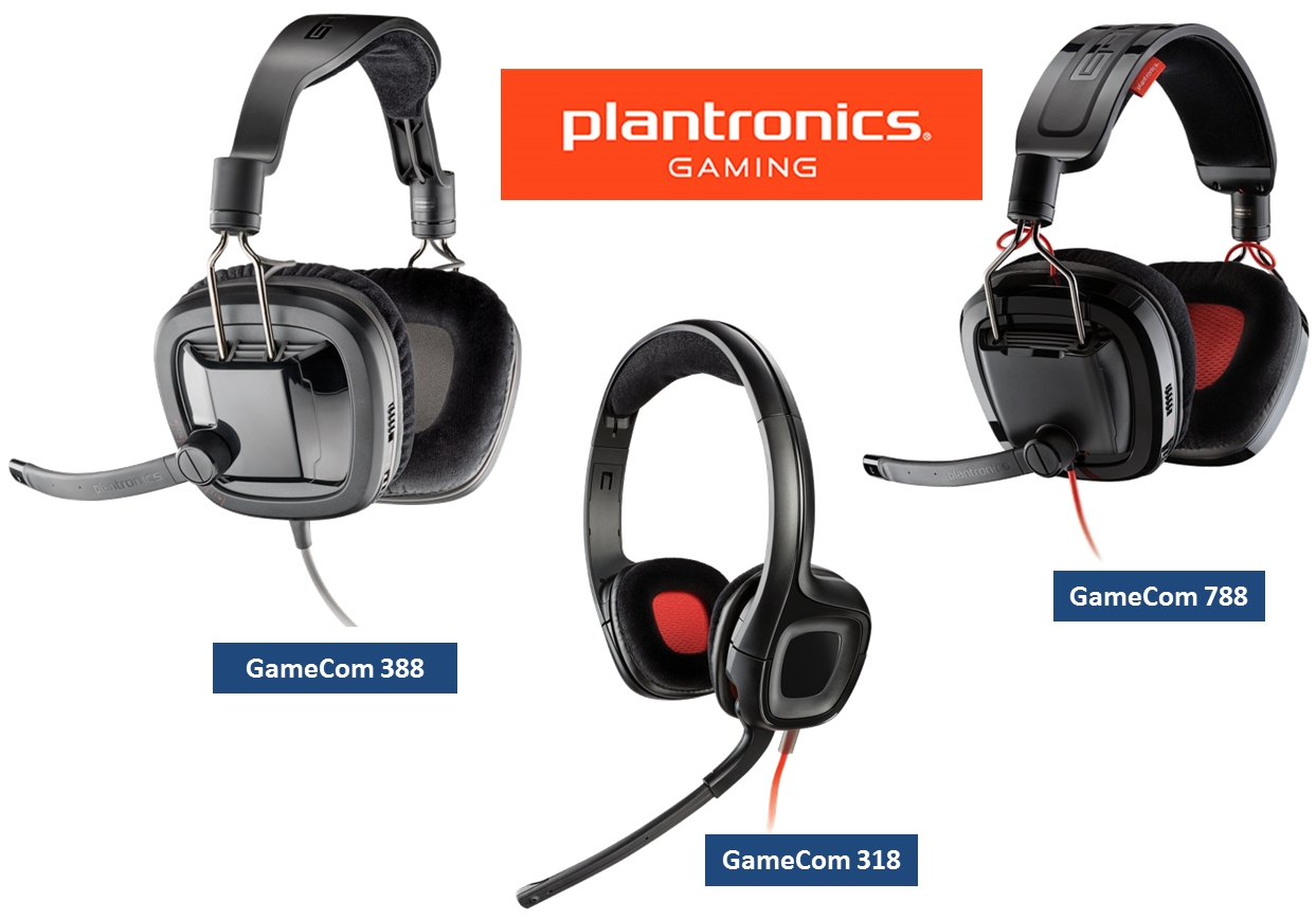 Обновленная линейка гарнитур Plantronics GameCom